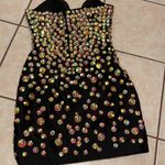 Jovani  Strapless Rhinestone Mini Dress Photo 6