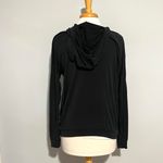 A pea in the pod Maternity Postpartum Black Hoodie Sweatshirt Photo 2