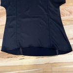 Eileen Fisher Black Short Sleeved Silky Blouse Photo 7