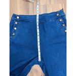 Sugar Lips  High Rise Sailor Wide Leg‎ Denim Jeans Blue XL NWOT Photo 9