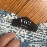 VICI NWOT Better Barefoot Smocked Halter Crop Top Photo 6