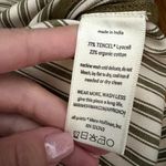 Mara Hoffman  Lici skirt cream olive green striped mini size 4 C10 Photo 6