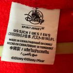 Disney Parks Toy Story PIZZA Planet Spirit Jersey Full Zip Hoodie Adults SZ M Red Photo 2