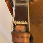 Calvin Klein pebbled brown leather crossbody Photo 6