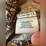 Jaclyn Smith  Sleeveless Top Brown Beige Print Shirt Kmart Vintage NWT Large Photo 8