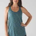 Lululemon Essential Tank Pleated Green Tank size M Photo 0