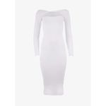Ser.o.ya Irene Dress – NWT – White – Long Sleeve Bodycon Midi Size M Photo 1
