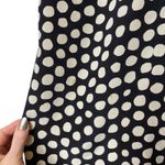 Valentino Silk Knotted Front Polka Dot Dress Black Size 8 Photo 5