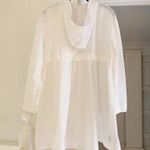 Anthropologie B3.0 /  Nylon Swing Coat in White NWT Size M Retail $148 Photo 5