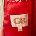 Gianni Bini GB Deep V Appliqué Gown Photo 5