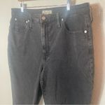 Madewell  The Curvy Perfect Vintage Jean Jeans Black Size 33 High Waist Photo 2