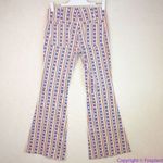 Free People NEW Penny Pull On Flare Jeans Stars And Stripes Print , 32 Photo 8
