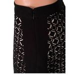 White House | Black Market A Line Black White Skirt WHBM ~Women's Size 00 Photo 4