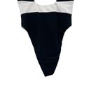 Mara Hoffman  Idalia One‎ Piece Swimsuit Colorblock Black White Size Small Photo 8