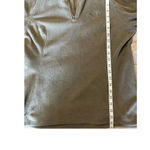 The North Face  Quarter Zip Fleece Women's Size Large Olive Warm Hiking Active Photo 5