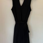 by & by women’s black dress lace detail choker ribbon belt size small Photo 0