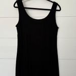 Alex Evenings Women’s 16 Black Ribbed Tank Dress Photo 0