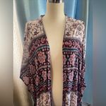 Knox Rose  Floral Kimono in Pink and Black Photo 1