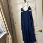 Haute Hippie  Katherine halter navy silk dress size 2 NEW Photo 5