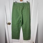 Farm Rio Green Pleat Straight Leg Pants 28 Photo 3