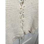 Windsor White‎ Top Top Sweater Tie Back Large  Women’s Long Sleeve Winter Photo 4