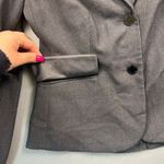 Calvin Klein  Blazer Two Button Lux Blazer Dark Charcoal Gray 2 Lined Officerwear Photo 4