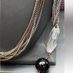 Talbots Vintage signed  Gold Silver Multi Strand 30” Layered Necklace Photo 2