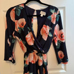 Francesca's Everly Floral Romper Photo 0