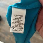 Susan Graver blue sleeveless liquid knit v-neck tank Size Large embellished Photo 4