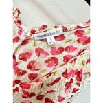 Poupette St. Barth Bruna Floral Print Ruffle-Trim Mini Dress White Red Alamy S Photo 3