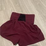 Women's Burgundy Shorts Red Size XS Photo 2