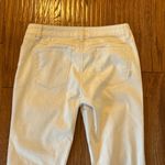 prAna Ecru off white skinny low rise jeans size 4 Photo 10