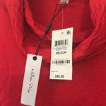 Melissa Paige  Red Cowl‎ Neck Button Sleeve Sweater size M NWT Photo 1