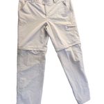Columbia Titanium Womens Trail Convertible Hiking Pants Sz. 14 Zip Ankle Stone Photo 0