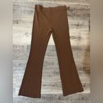 Vince  Ribbed Flare Pants in Brown Photo 3