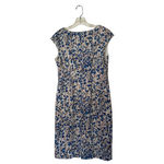 LK Bennett L.K. Bennett Valdez Cap Sleeve Sheath Pencil Dress Size US 10 Floral Stretch Photo 1