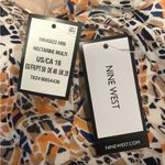 Nine West NWT Tropica Sleeveless Lined Top Multicolored Abstract Careerwear 16 Photo 9