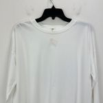 Madewell Easy Crewneck Long Sleeve Tee Top Oversized Relaxed White Basics S NWT Photo 7