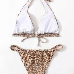 Romwe cheetah halter bikini set Photo 1