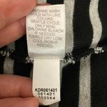 J. Jill Sweater Dress S Black Gray Striped Shift Tunic Short Long‎ Sleeve Pocket Photo 10