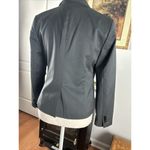 Ann Taylor  Women Jacket Gray 2 Pockets Lined Striped 6P Long Sleeve 2 Button Photo 3