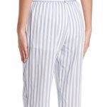 HYFVE HYFYVE White & Blue Striped High Waisted Casual Pants Photo 2