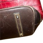Dooney & Bourke Elegant Red Crocodile-Embossed Women's Bag Photo 8