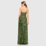 Mac Duggal  93915 Green Hand Embellished Strapless Gown Dress Photo 3