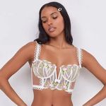 For Love & Lemons  Trellis Rose Bustier Photo 8