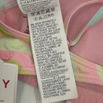 Roxy  Bikini Top Size Medium Tropics Hype Crop Top NWT Pastel Swirl Swim Beach Photo 15