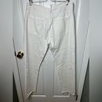 AGOLDE  Criss Cross High Rise Straight Leg Organic Cotton White Jeans 32 Photo 4