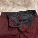 EXPRESS  Columnist Bootcut Low Rise Pants Black Red Checkered Size 00 Stretch Photo 2