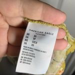 American Eagle  Green-Yellow Floral V Neck Short Sleeve Dress XS Photo 7