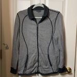 Eddie Bauer striped sweater zip up medium Photo 2